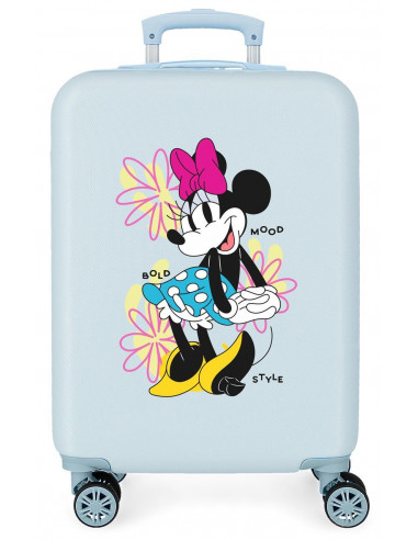 TROLLEY ABS 55CM.4R. MINNIE BOLD AZUL